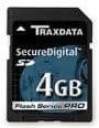 Traxdata Secure Digital PRO 150X - 4-Гб карта памяти стандарта SDHC