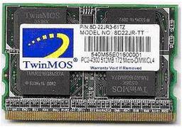 TwinMOS объявляет о выпуске 172-pin памяти DDRII-533 Micro SO-DIMM