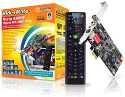 Гибридный тюнер Compro VideoMate Vista E800F оснащен аппаратным кодером MPEG-2