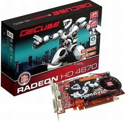 Вариант Radeon HD 4670 компании GeCube тоже получает память GDDR4