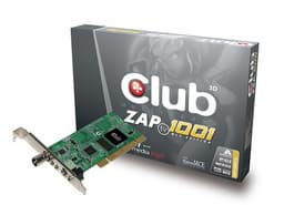 Club 3D ZAP-TV1001 MCE - аналоговый TV/FM-тюнер с аппаратной поддержкой MPEG2