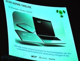 Acer анонсирует тонкие и легковесные лэптопы Aspire Timeline