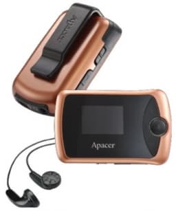 Apacer: новый MP3-плеер Audio Steno AU380