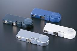 Buffalo: 4-портовый USB-хаб со складным кабелем