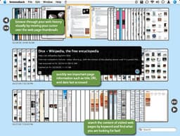 Browseback – PDF-визуализация истории Web-браузера  