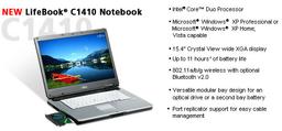 Fujitsu Announces Widescreen LifeBook C1410