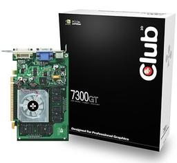 Первые видеоадаптеры на GeForce 7300GT - Club 3D