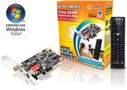 TV/FM-тюнер Compro VideoMate Vista E650F рассчитан на прием цифрового и аналогового вещания