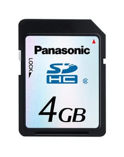 Panasonic Develops 4GB SDHC Memory Card