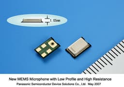 Panasonic Develops New MEMS Microphone