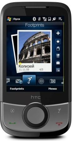 Новый коммуникатор НТС Touch Cruise с функцией HTC Footprints