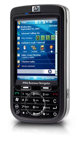 HP iPAQ 610 Business Navigator – младший брат iPAQ 910