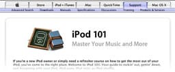 iPod 101 – новый раздел на Apple.com