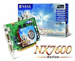 MSI запускает в производство видеокарту NX7600GT-T2D256E