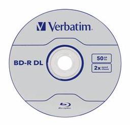 Verbatim представила носители Blu-ray DL 2x с объемом памяти 50 ГБ