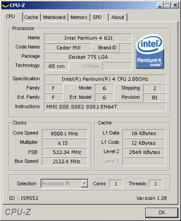 Установлен новый рекорд разгона CPU - Intel Pentium 4, работающий на 8 ГГц