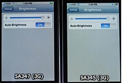 iPhone 3G имеет желтоватое изображение на дисплее