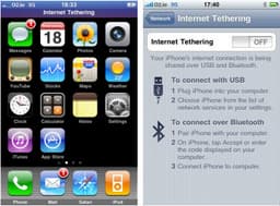 iPhone OS 3 позволит разделять доступ в Интернет по USB и Bluetooth