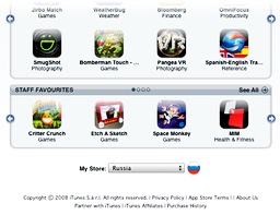 iTunes Store доступен в России