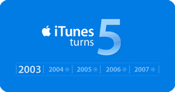 iTunes Store отпраздновал свое 5-летие