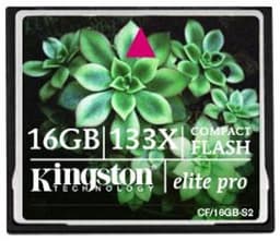 Kingston CompactFlash Elite Pro – карточки памяти для профессиональных фотокамер