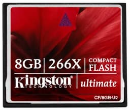 Kingston увеличивает скорость карт CompactFlash до 266X