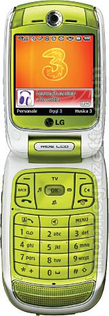 LG-U8550 - не самый тонкий телефон-раскладушка