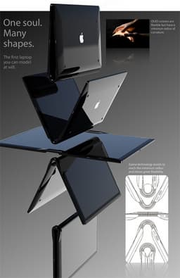 MacBook touch, или как может выглядеть Mac с гибким экраном
