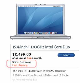 Поставки MacBook Pro: первый тревожный звонок
