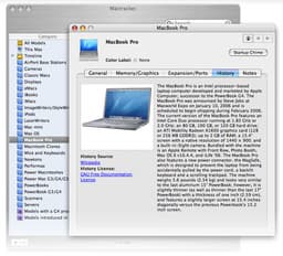Обновился Mactracker для OS X и iPod
