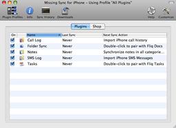 Missing Sync for iPhone 2.0 позволяет совершать синхронизацию iPhone по Wi-Fi