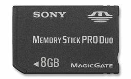 Sony удваивает емкость: 8-Гб карточки Memory Stick Pro Duo