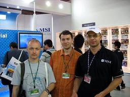 Фоторепортаж с выставки Computex, стенды Micro-Star, часть I: системные платы   