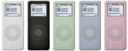 Разноцветные чехлы для iPod nano
