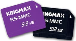 Kingmax introduces RS-MMC, miniSD and HS-MMC media