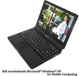 MSI Mega Book S270 на базе AMD Turion