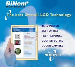 Nemoptic запускает программу массового производства LCD следующего поколения