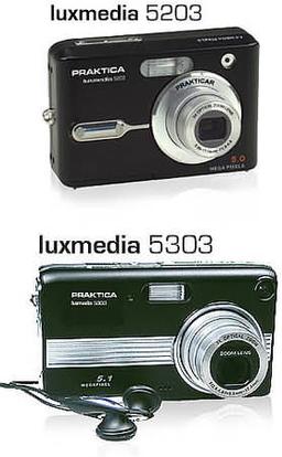 Pentacon анонсирует две 5-Mп камеры: Luxmedia 5203 и 5303 MP3