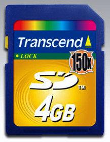Transcend: выпуск 150X карт памяти SD 4 Гб и MMCmicro