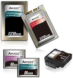 Chaintech Announces APOGEE Industrial 2.5-inch SATA2, 1.8-inch Micro SATA2 SSD, Industrial CF card and EDM series
