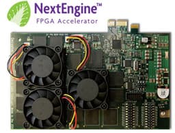 Ускоритель NextEngine по производительности равен 550 процессорам Intel Xeon, работающим на частоте 2,66 ГГц
