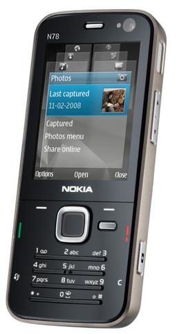 Nokia N78 - все интернет-сообщества на ладони