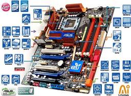 Фото и особенности платы ASUS P45 P5Q3 Deluxe на базе Intel P45 Express