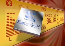 CSR BlueCore5-FM – первое однокристальное решение, получившее сертификацию Class 1 Bluetooth 2.0+EDR