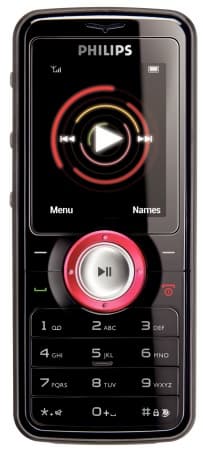 Philips: музыкальный телефон M200