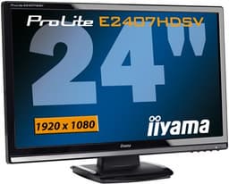 Монитор высокой четкости iiyama ProLite E2407HDSV-1 ориентирован на развлечения