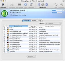 Выпущен Missing Sync for Palm OS 6.0