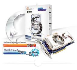 SPARKLE анонсирует GeForce 8800 GT 256MB/512MB/1GB с новой системой охлаждения