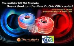 Thermaltake показала на CES-2008 кулер DuOrb для CPU