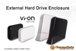 Thermaltake выпускает элегантные кейсы для HDD в серии Vi-ON
